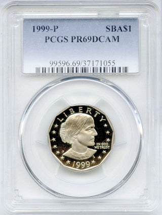 1999-P Susan B Anthony Proof Dollar  PCGS PR69DCAM - San Francisco - DN400