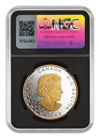 2024 Canada Peace Dollar 1 Oz Silver NGC PF70 $1 Ultra High Relief Gilt - JP557