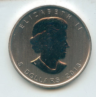 2013 Canada $5 9999 Silver 1 oz Maple Leaf Coin Elizabeth II - KR53