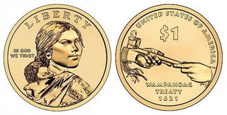 2011-P Treaty Sacagawea Native Dollar $1 Coin Philadelphia mint NAP11