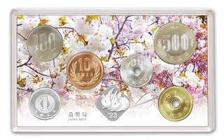 2023 Japan Cherry Blossom Mint Set 6-Coin & Medal Set Uncirculated ¥ Yen - JP478