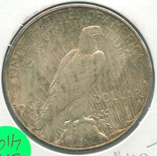 1926-S  Toned Peace Silver Dollar $1 San Francisco Mint - ER419