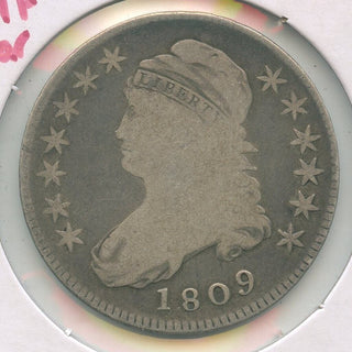 1809 Silver Bust Half Dollar 50C Philadelphia Mint - ER963