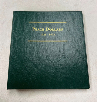 Coin Folder Peace Dollars 1921-1935 Set Littleton  LCA10 Album - KR462