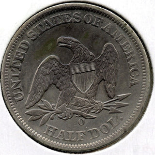 1858-O Seated Liberty Silver Half Dollar - New Orleans Mint - E280