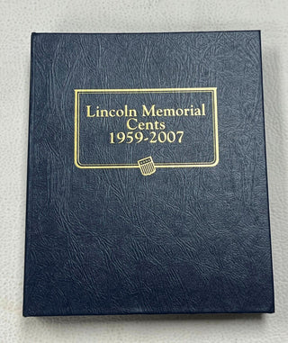 Coin Folder Lincoln Memorial Cents 1959-2007 Set Whitman 9141 Album - KR465