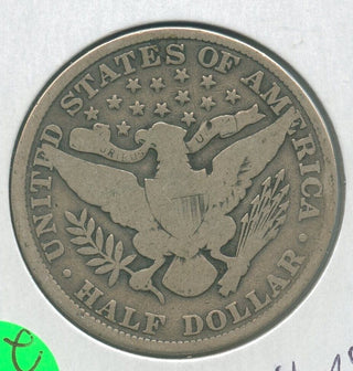 1906-P Silver Barber Half Dollar 50c Philadelphia Mint  - KR279