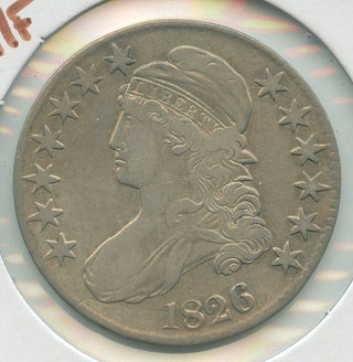 1826 Bust Silver Half Dollar - Philadelphia Mint - ER921