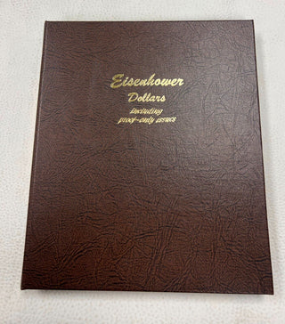 Eisenhower Dollars Including Proof -Only Issues $1 Dansco 8176 Coin Album -KR809