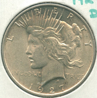 1927-D Peace Silver Dollar $1 Denver Mint - ER422