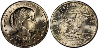 1980-D Susan B. Anthony SBA Small Dollar $1 Coin Denver Mint SBD80