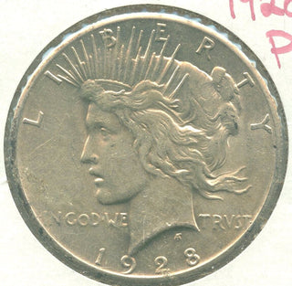 1928-P Peace Silver Dollar $1 Philadelphia Mint - ER423
