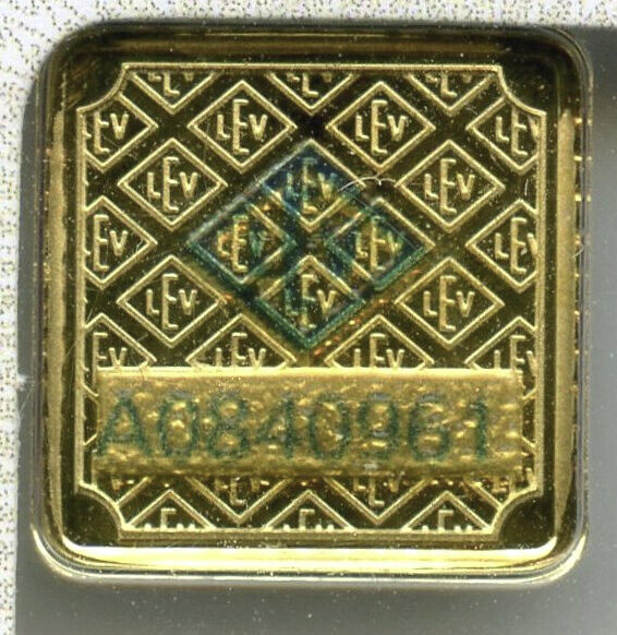 Geiger Edelmetalle 9999 Fine Gold 1 Gram Schloss Guldengossa Germany - E468