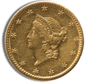 $1 Gold Liberty Type 1 - XF