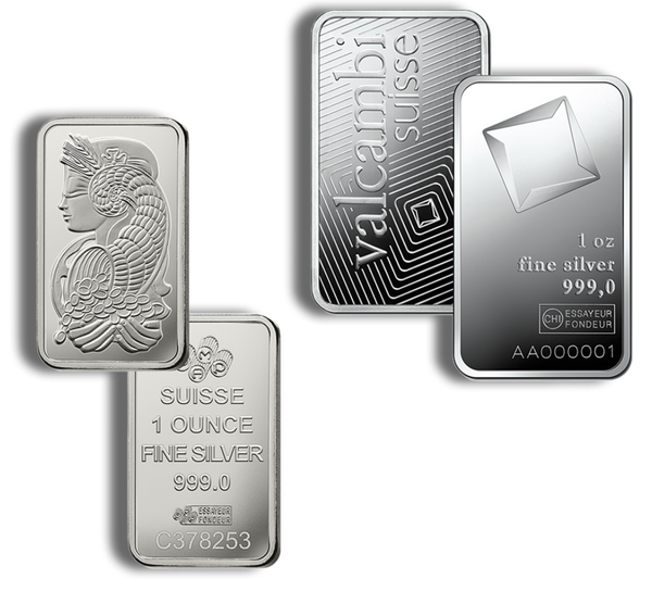 1 oz Silver Bar - Brand Varies - Secondary Market