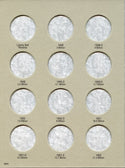 Franklin Half Dollar 1948 - 1963 Set Coin Folder - Harris Album 2695 Collection