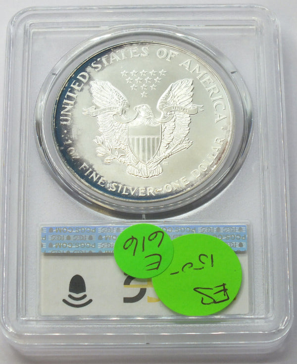 1995 American Eagle 1 oz Silver Dollar PCGS MS68 Toning Toned Bullion - E616