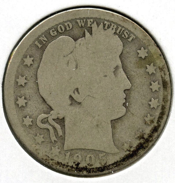 1905-O Barber Silver Quarter - New Orleans Mint - H678