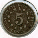 1873 Shield Nickel - Open 3 - Five Cents - BT319