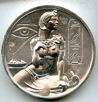 Cleopatra Egyptian God Series 2oz 999 Fine Silver Round -KR839
