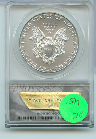 2011-P American Silver Eagle 1 oz Silver Dollar ANACS MS69 - SR45