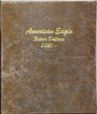 American Eagle Silver Dollars 2021 - Set Dansco Coin Album 7182 Folder