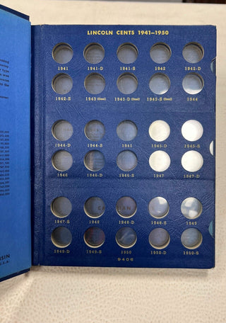 Lincoln Cents 1941 -  Set Whitman Coin Folder 9406 Album - KR944