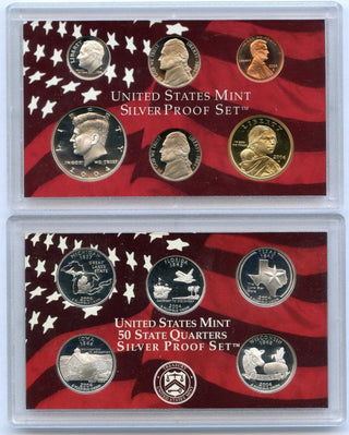 2004 United States Silver Proof Set 10 Coins U.S. Mint San Francisco