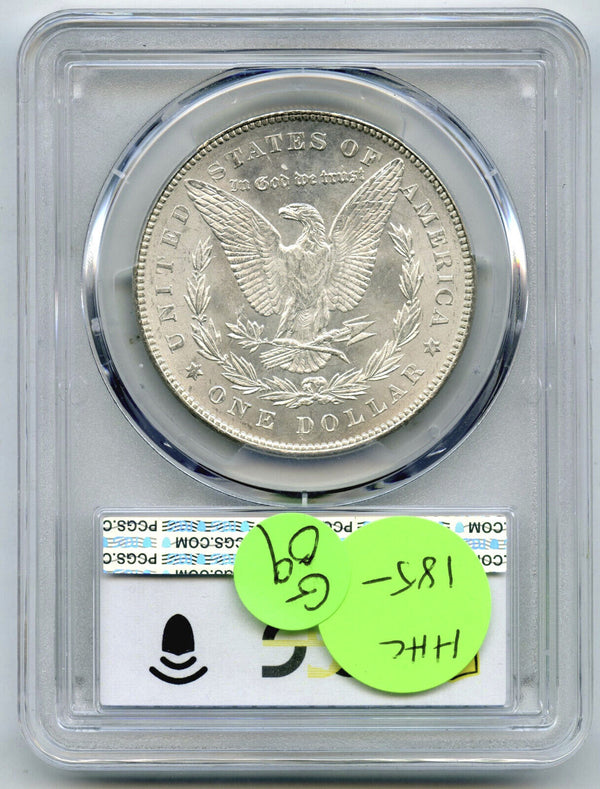 1878 7TF Morgan Silver Dollar PCGS MS 62 Reverse of 1878 Philadelphia Mint - G09