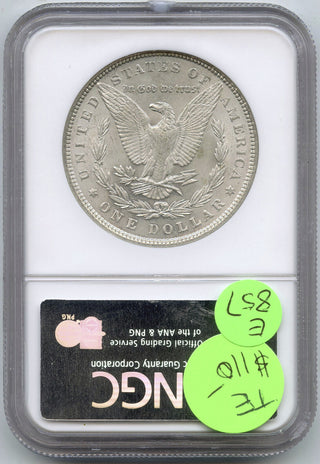 1896 Morgan Silver Dollar NGC MS63 Certified - Philadelphia Mint - E857