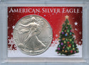 2024 American Silver Eagle 1 Oz Coin Christmas Tree Holder BU Uncirculated Gift