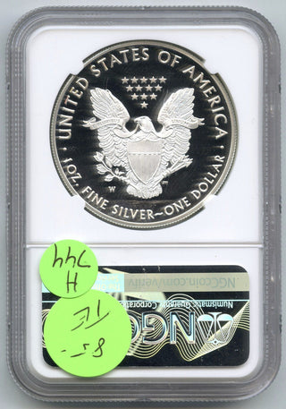 2019-W American Eagle 1 oz Proof Silver Dollar NGC PF69 Ultra Cameo - H744