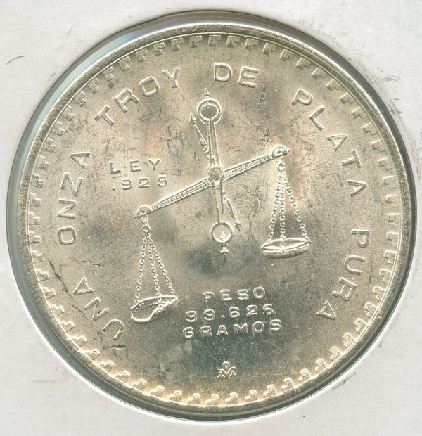 1980 Mexico Silver Onza 925 Plata Pura Casa De Moneda Mexican - SS618