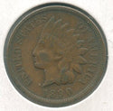 1890 Indian Head Cent Penny - Philadelphia Mint - ER184