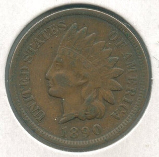 1890 Indian Head Cent Penny - Philadelphia Mint - ER184