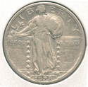 1928 Standing Liberty Silver Quarter - Philadelphia Mint - ER302