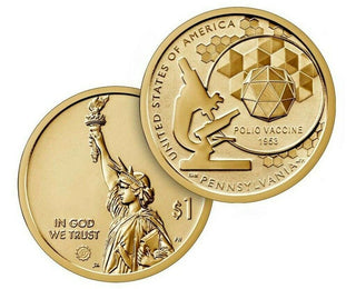 2019 American Innovation $1 Dollar Reverse Proof Coin Pennsylvania US Mint OGP