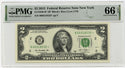 2013 $2 Federal Reserve Star Note PMG 66 Gem Unc EPQ New York Currency K221