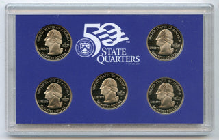 2007 United States State Quarters Proof Set 5 Coins US Mint San Francisco