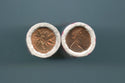 1977 Canada 1 One Cent Penny Uncirculated Lot of 9 Rolls Coins - SR706