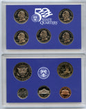 2002 United States Proof Set 10 Coins U.S. Mint San Francisco State Quarters