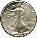 1947-D Walking Liberty Silver Half Dollar - Denver Mint - J502