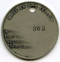 1930s Made An Odd Fellow Lodge Token Medal Round - K355