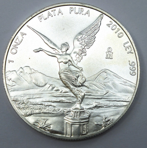 2010 Mexico Libertad 999 Silver 1 oz Coin Onza Plata Pura - K16