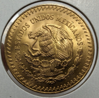 1981 Mexico Mo Libertad Onza 1/2 Oz 999 Gold Oro Puro Coin - JP714