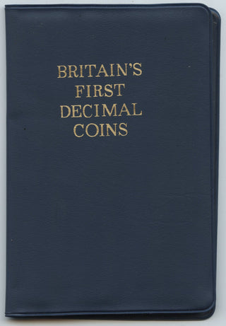 1968 - 1971 Britain's First Decimal 5-Coin Set - Uncirculated - DN544