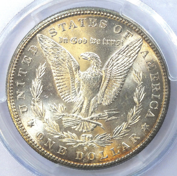 1887-S Morgan Silver Dollar PCGS MS 63 Certified Toning - San Francisco - J674