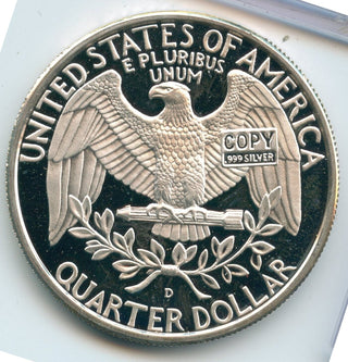 1932-D George Washington 2 Oz 999 Silver Round Medallion - SR155