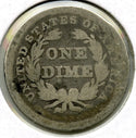 1839 Seated Liberty Silver Dime - Philadelphia Mint - J624