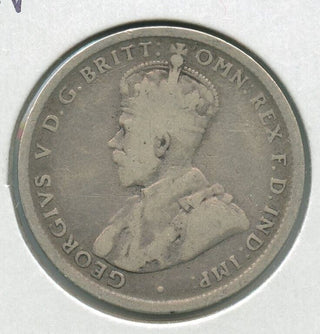 1917-M Australia Silver Coin One Schilling - King George V - SR89